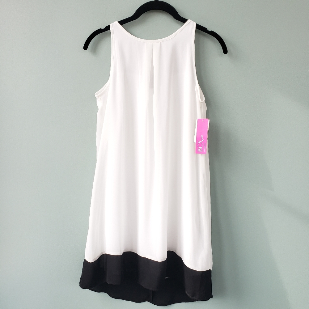 BCX Girl Sheer lined Dress